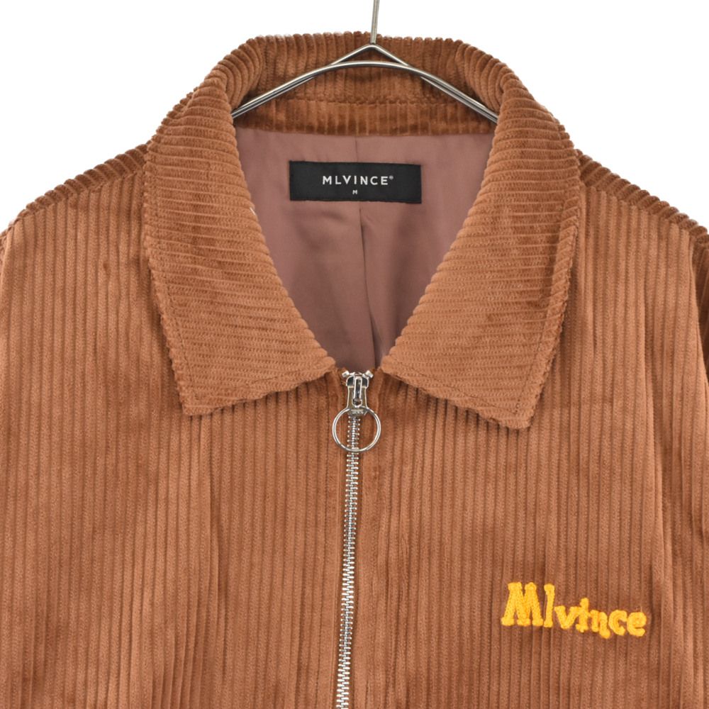 MLVINCE (メルヴィンス) Corduroy ZIP JACKET コーデュロイジップアップジャケット ブラウン - メルカリ