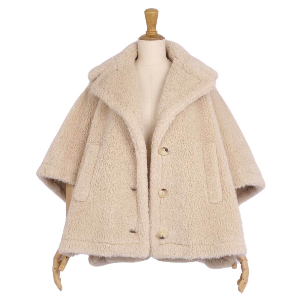 極美品 マックスマーラ Max Mara コート 2023 白タグ テディベア