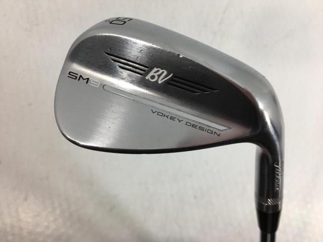 【中古ゴルフクラブ】タイトリスト ボーケイ ウェッジ スピンミルド SM9 (ツアークロム)50.12F(日本仕様) NSプロ 950GH neo AW【14日間返品OK】