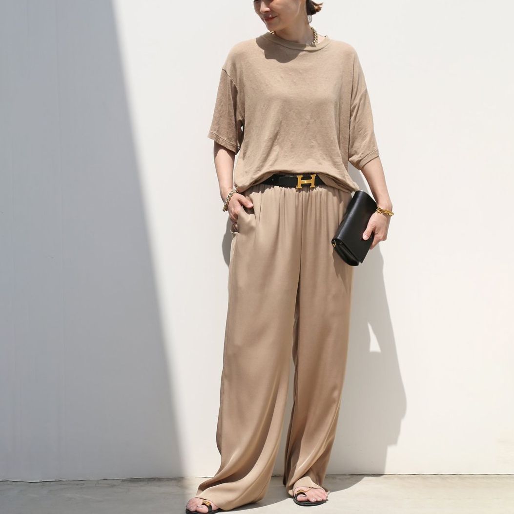 ドゥーズィエムクラス Sheer イージーパンツ 36 ミューズ