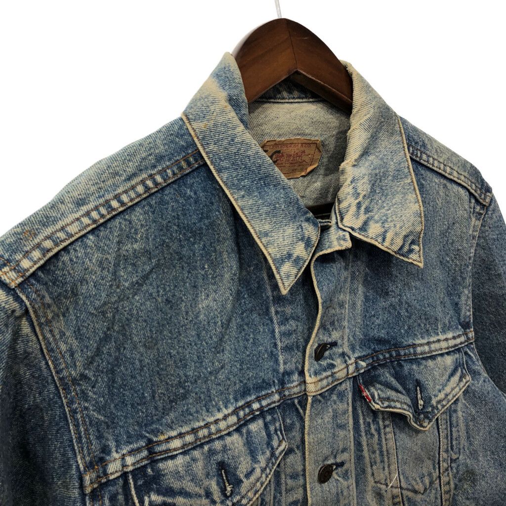 71506-0216　USA製　80s 4th リーバイス 古着 70-80s USA製 Levi's 71506-0216 4th ポケット付 濃紺 デニム