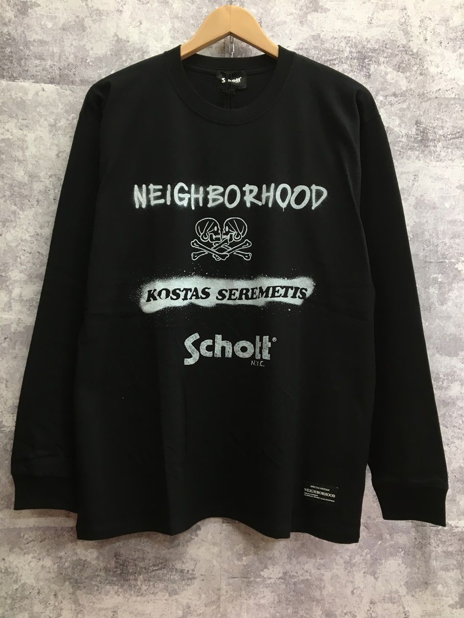 NEIGHBORHOOD NH × Schott × KOSTAS SEREMETIS . TEE LS 23AW