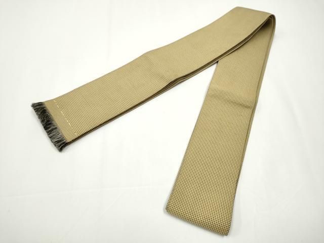 平和屋着物●男性 角帯 角通し 正絹 CAAX7299hy