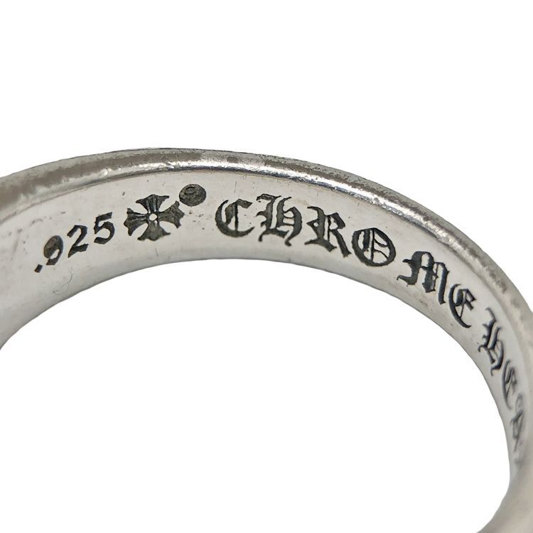 Chrome Hearts クロムハーツ FLORAL CRS HEART フローラル ハート リング 指輪 約21号 SV925 シルバー WWW_SHINETEETH_COM