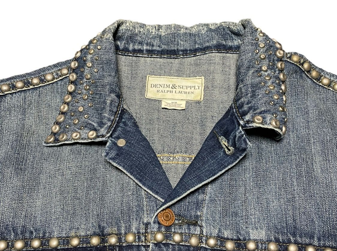 DENIM&SUPPLY RALPH LAUREN スタッズ加工デニムジャケット