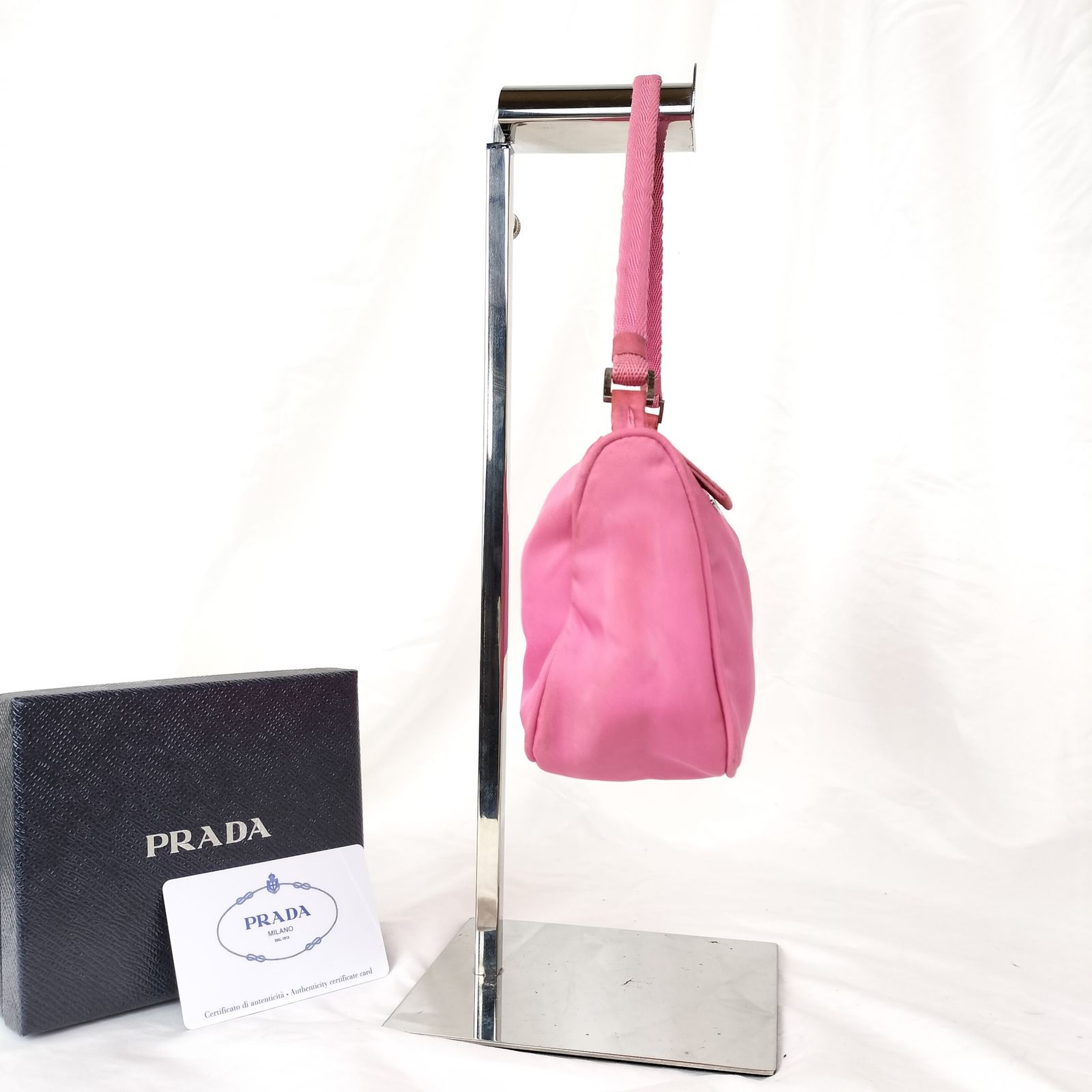 気品漂う佇まい✨】 PRADA プラダ ミニショルダーバッグ 化粧ポーチ 