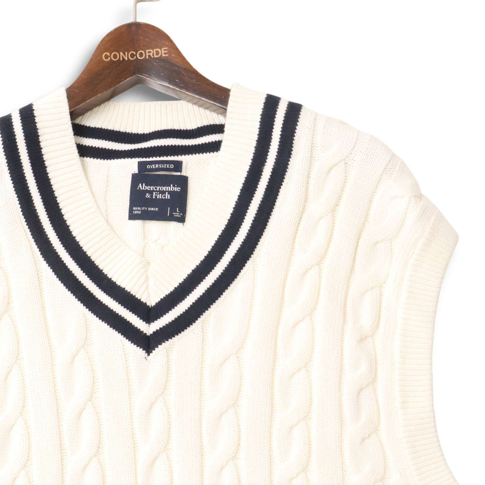Abercrombie&Fitch アバクロンビー＆フィッチ 通年☆ Vネック コットン 
