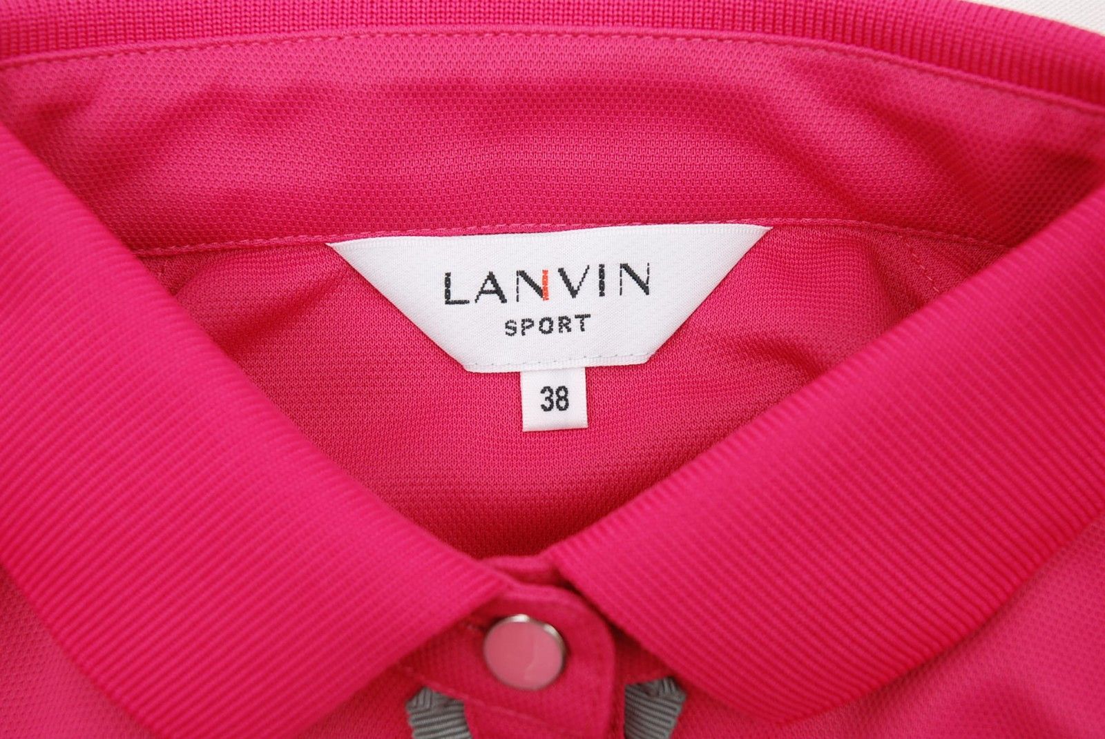 LANVIN - coco 中古 ランバンスポール LANVIN SPORT レディース 半袖ポロシャツ 38(M) 濃ピンク 楽天市場】LANVIN SPORT ランバン スポール 半袖ポロシャツ