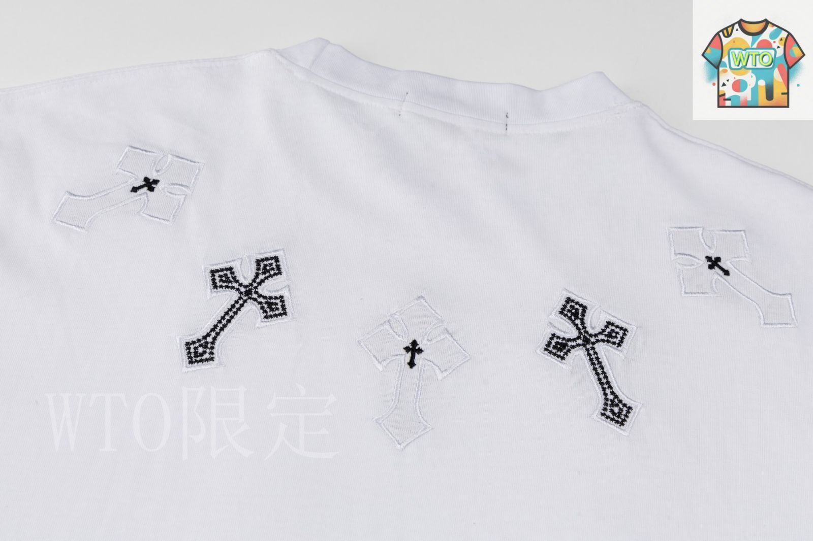 クロムハーツの新作ショートスリーブ 今日特価】Chrome Hearts クロムハーツ 25SS 刺繍ロゴ ショート