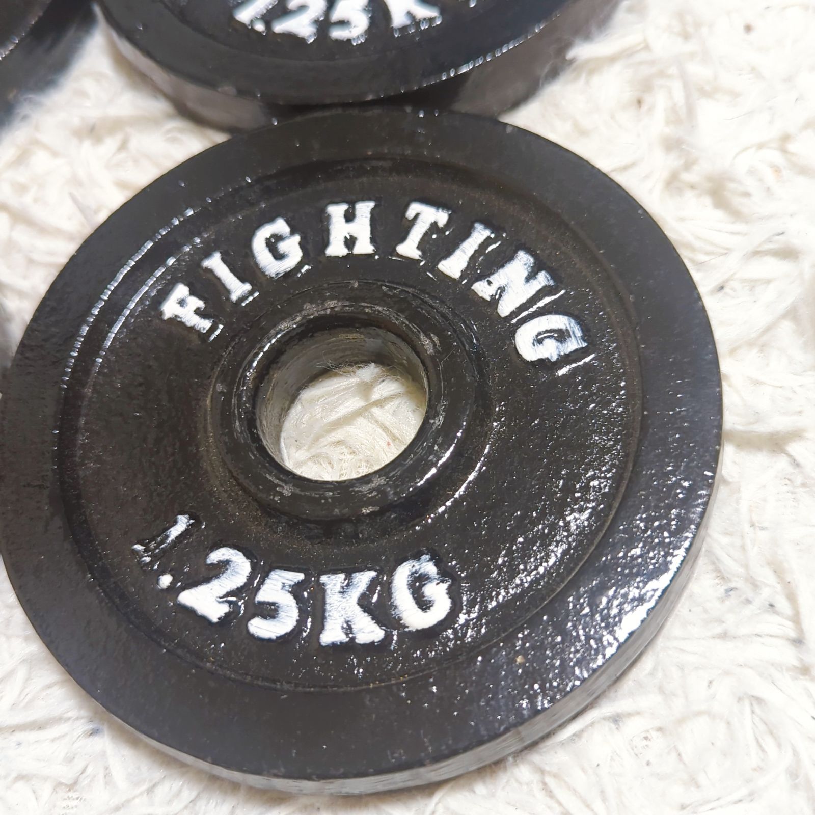 FIGHTING ROAD ファイティングロード ダンベルプレート 1.25kg 4枚 計5kg 口径28mm 筋トレ ウェイトトレーニング