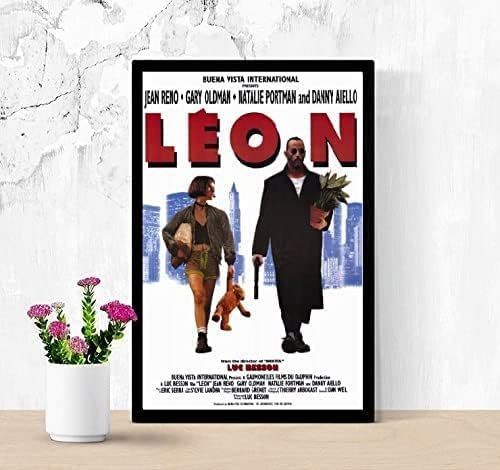 フレーム付-黒-】映画ポスター レオン LEON リュックベッソン A3