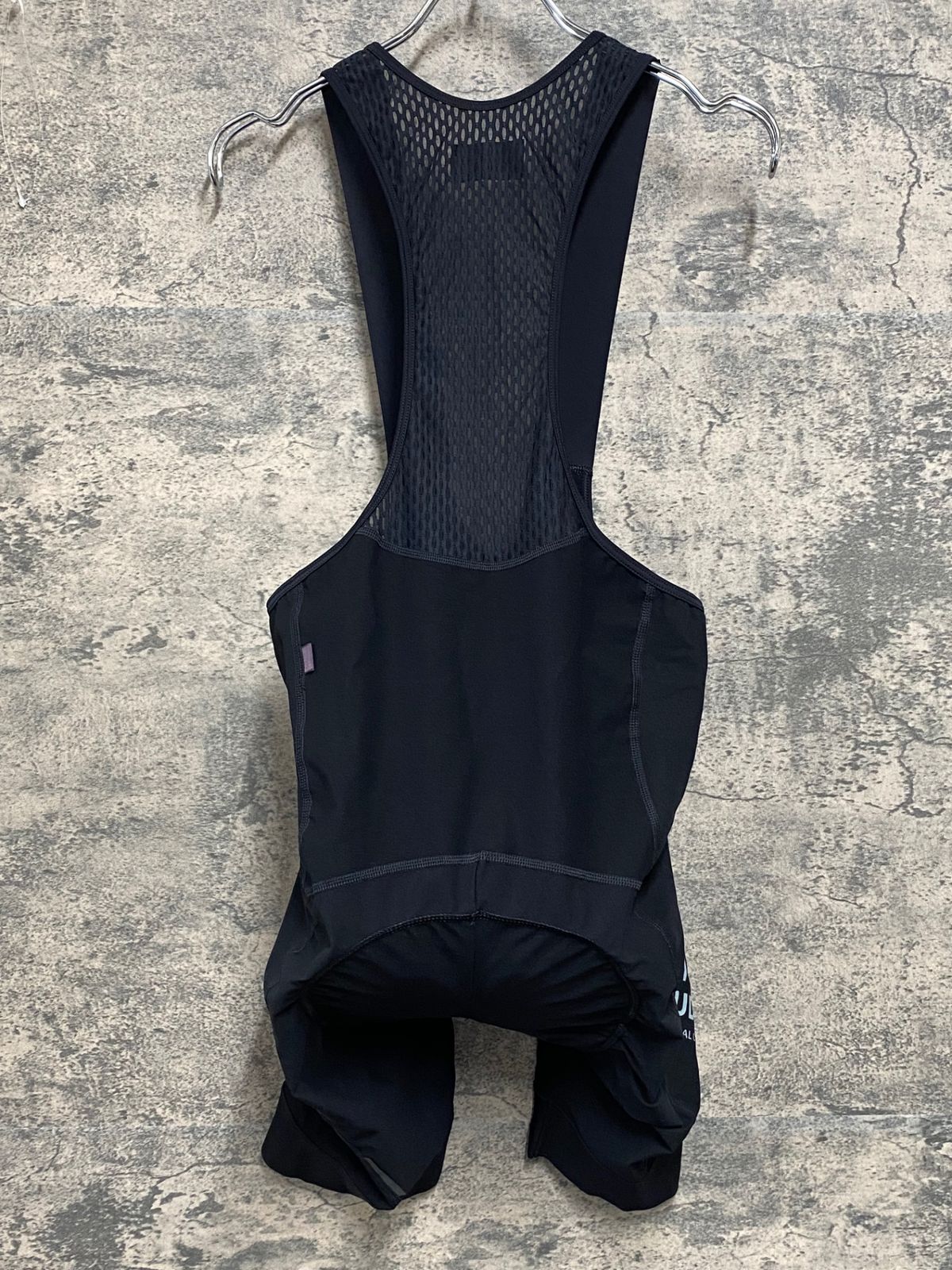 IY501 パスノーマルスタジオ PAS NORMAL STUDIOS ビブショーツ 黒 S 裏起毛