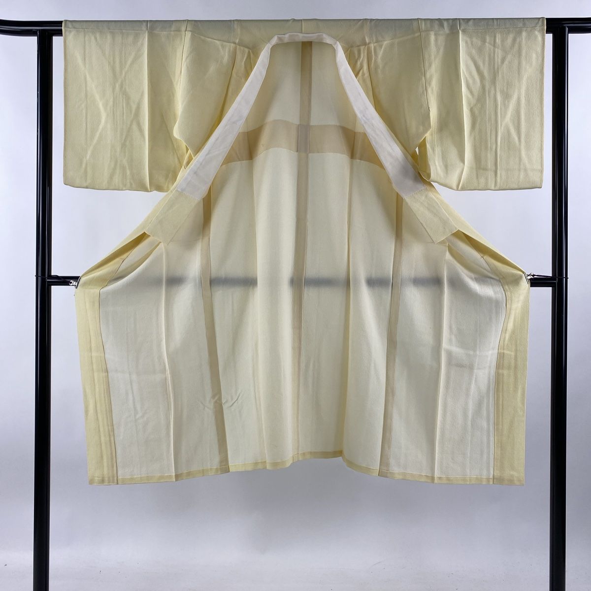 未使用品 訪問着 総絞り グレー 花文 身丈164.0cm 裄丈68.0cm正絹 商品