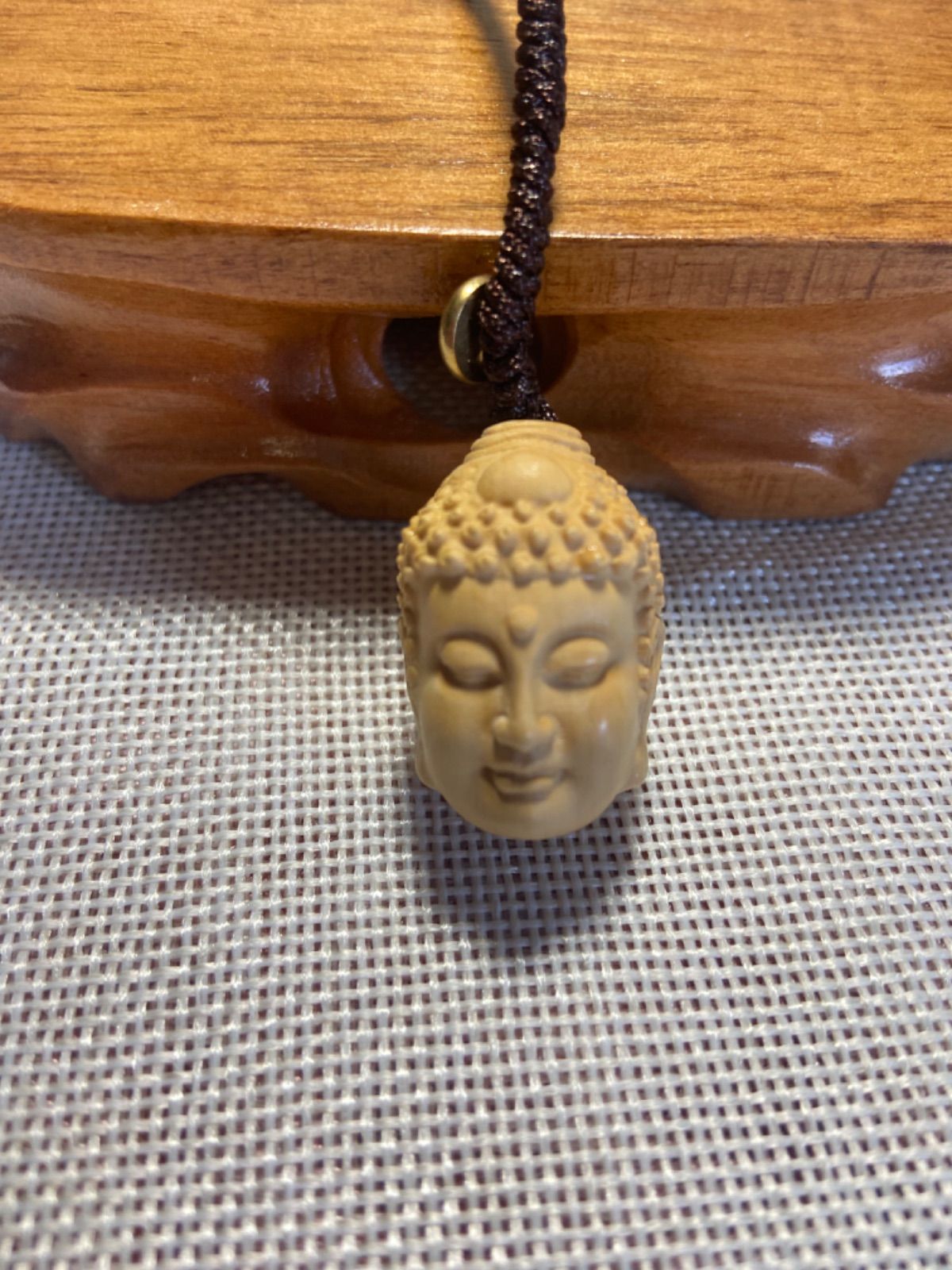 高級木材　柘植　 木彫り　仏魔の一念 仏魔如来 柘植 高級木材 柘植 木彫り 仏魔の一念 仏魔如来 柘植木 本体 約4 5×2 5