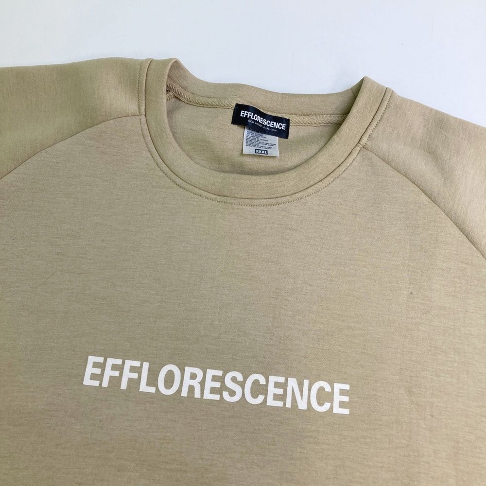 サイズ：XXXL EFFLORESCENCE エフロレッセンス  スウェット  ベージュ系 [240101476314] ゴルフウェア メンズ ストスト サイズ：XXXL EFFLORESCENCE エフロレッセンス スウェット