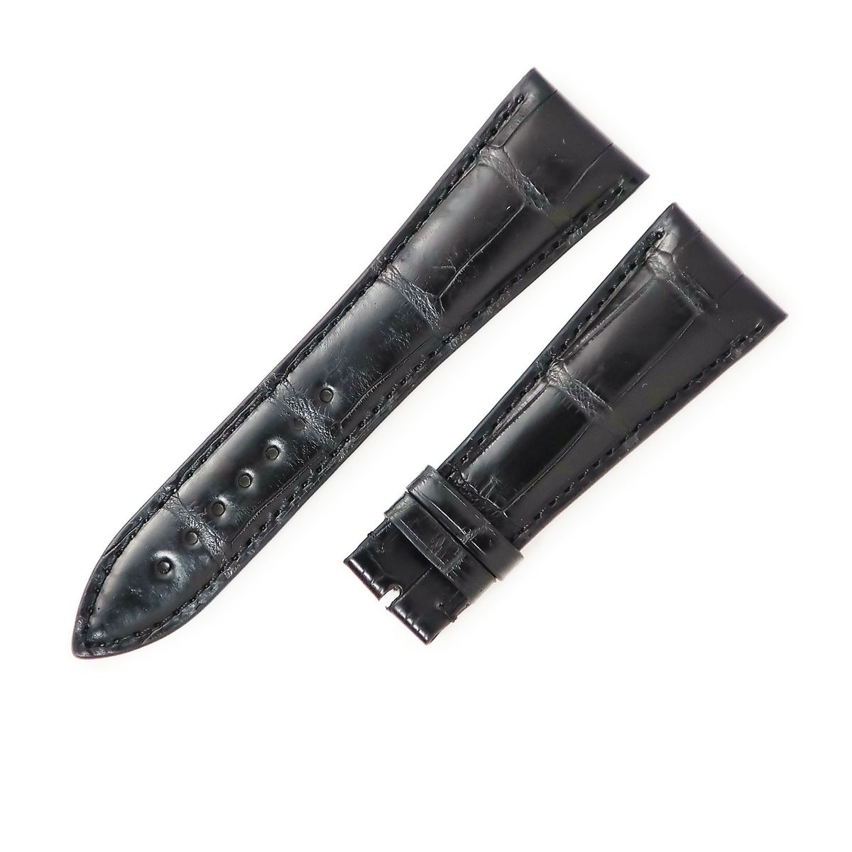 フランク・ミュラー 純正レザーベルト カーフ　黒　純正尾錠付き　美品 フランクミュラー純正レザーベルト フランクミューラー 専用革ベルト