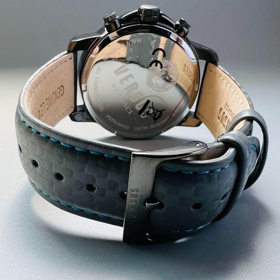 ヴェルサス ヴェルサーチ 腕時計 新品 メンズ グレー ブルー クォーツ