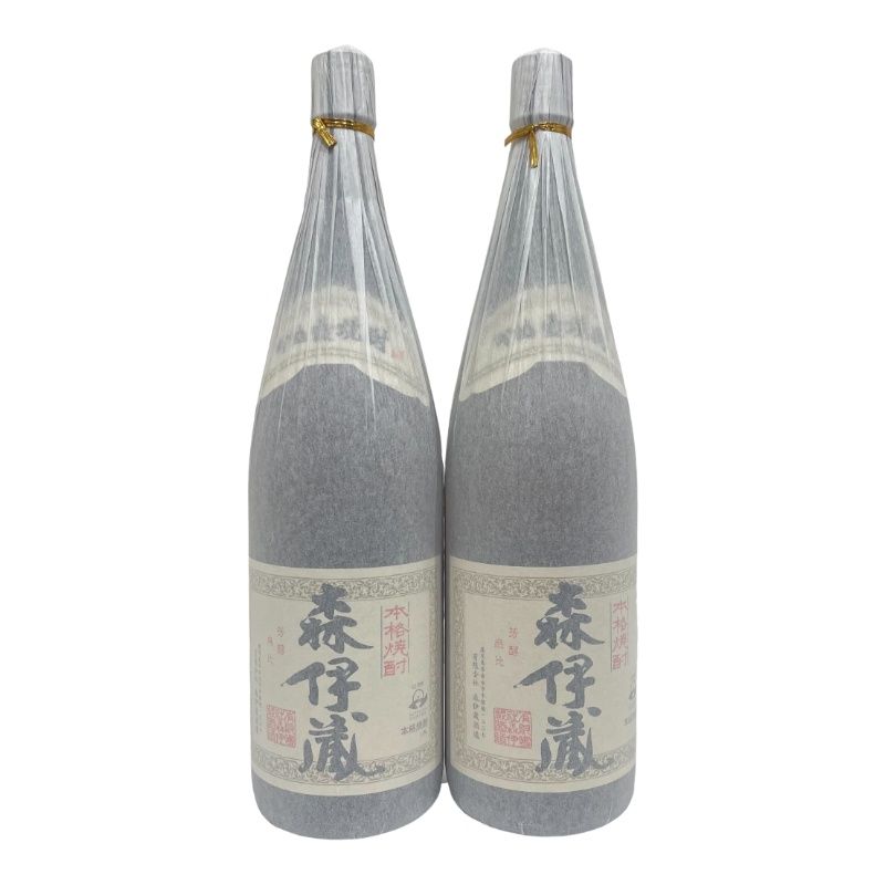 焼酎 森伊蔵 1800 25度 森伊蔵酒造 いも 芋 2本セット まとめ売り【新品未開栓品】 12409K386