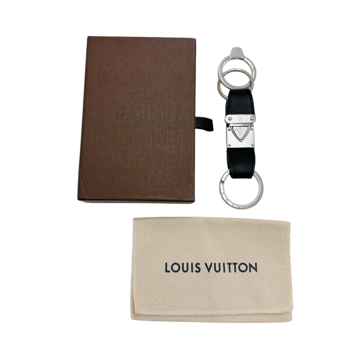 ルイヴィトン M85034 キーリング ポルト クレ ヴァレ キーホルダー LOUIS VUITTON ブラック
