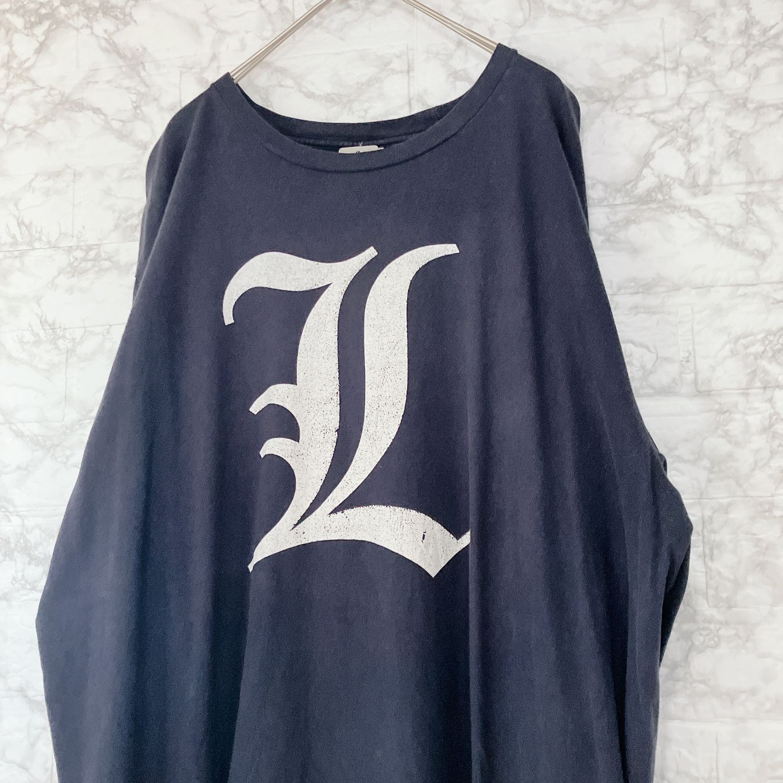 DEATH NOTE デスノート Lロゴ ビッグTシャツ XLサイズ エル 希少