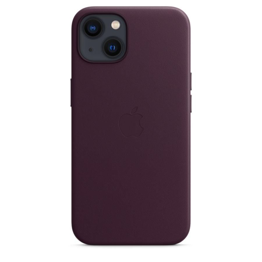 【新品】純正 iPhone 13 mini レザーケース・ダークチェリー① 新品】iPhone 13mini 純正レザーケース ダークチェリー - メルカリ