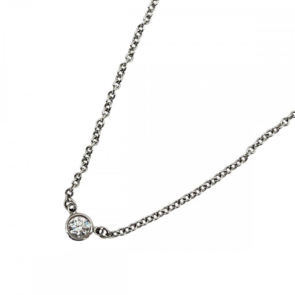 TIFFANY&Co. ティファニー　バイザヤード　Pt950 ネックレス TIFFANY&Co. ティファニー バイザヤード ピンクダイヤモンド0.12
