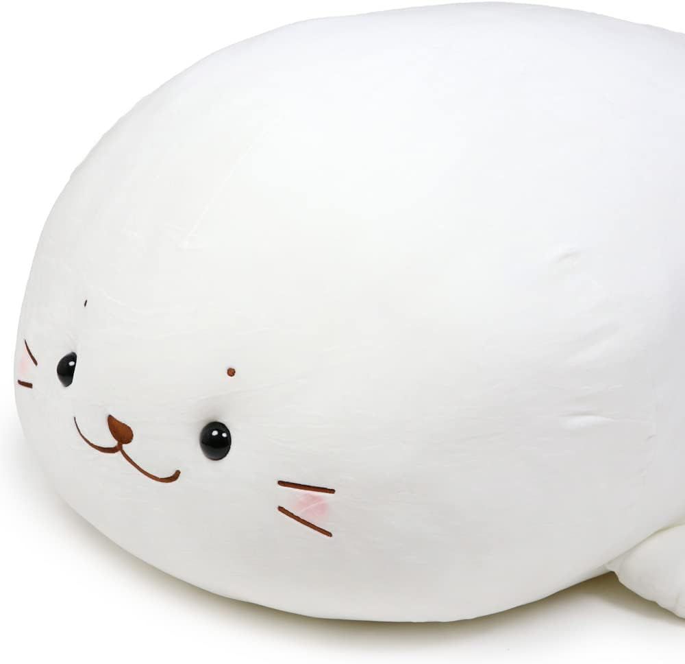 しろたん ふわもち 抱き枕 ぬいぐるみ 特大 130cm 〔抱きぐるみ〕361-25415