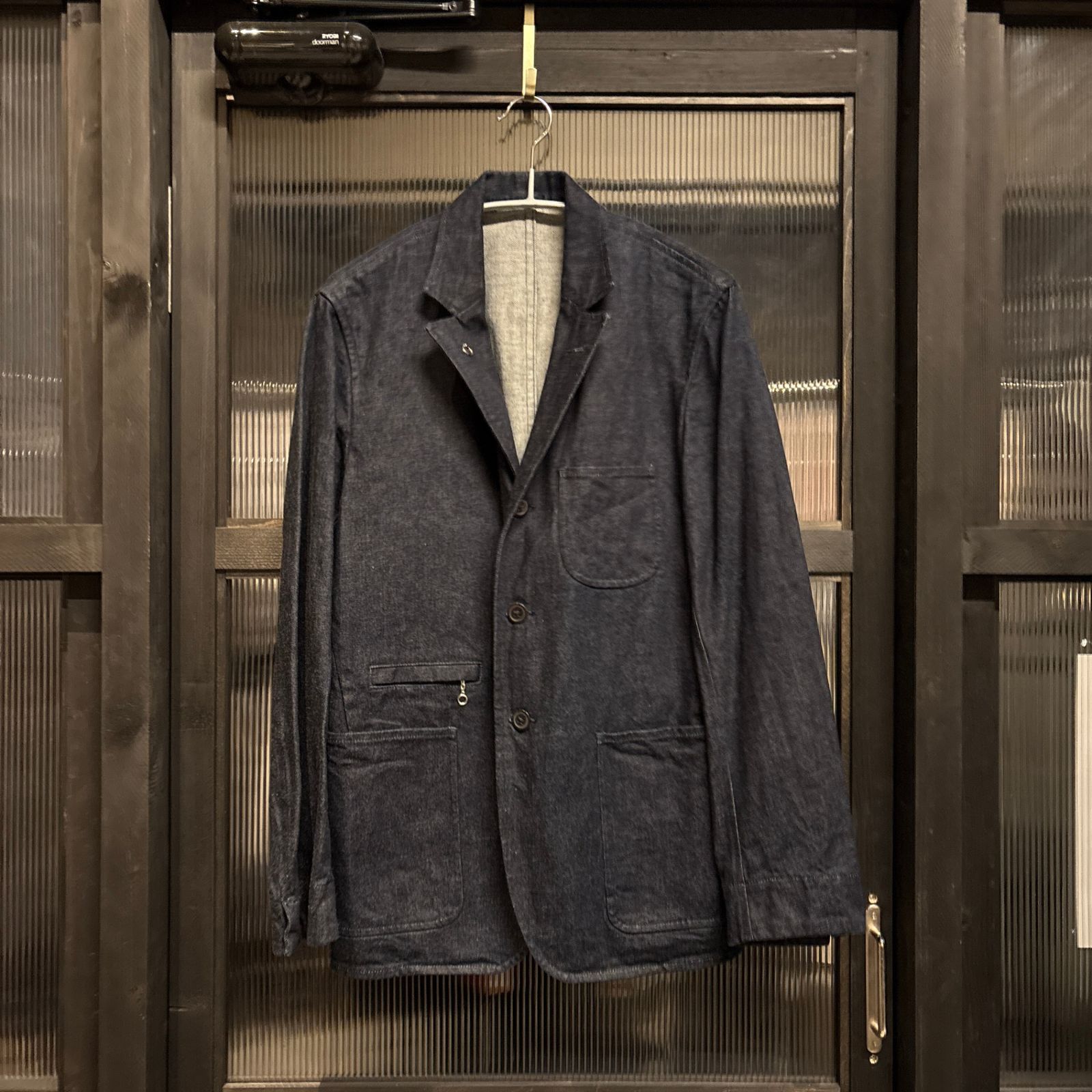 BROOKLYN TALORS ブルックリンテーラーズ Bkt denim デニム ジャケット アウター 羽織 コート 長袖 men s メンズ ブルー 青 藍色 ネイビー 紺色 テーラード