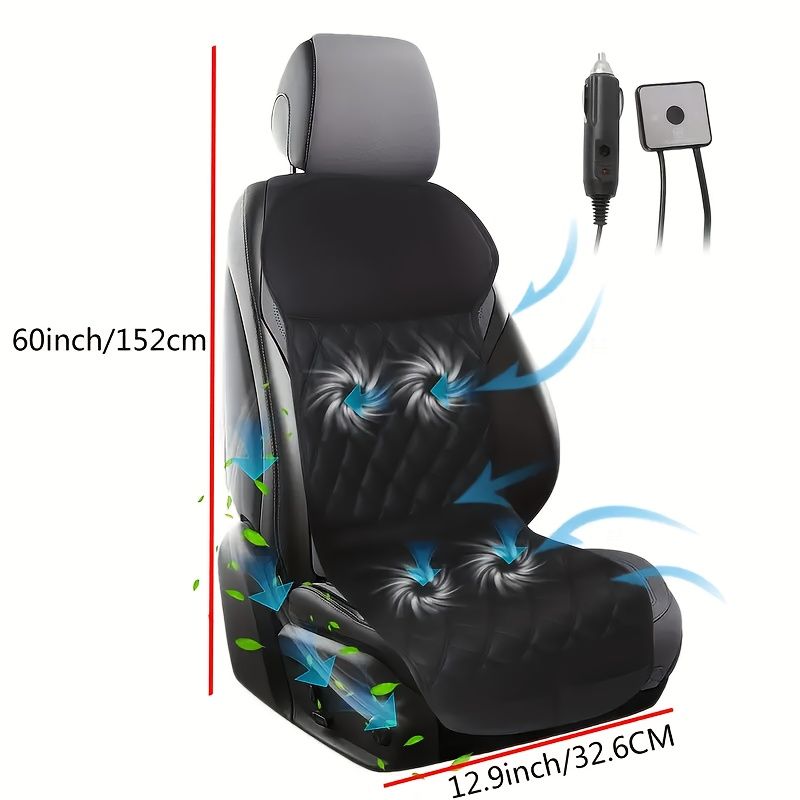 フィット12V空気吸引冷却カーシートカバー
