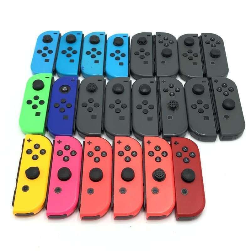 【中古】ｹﾞｰﾑOP）ｼﾞｬﾝｸ)Switch Joy—Con ｸﾞﾚｰ4個まとめ 動作未保証[22][240022196855] neesa_joycon-gray-l