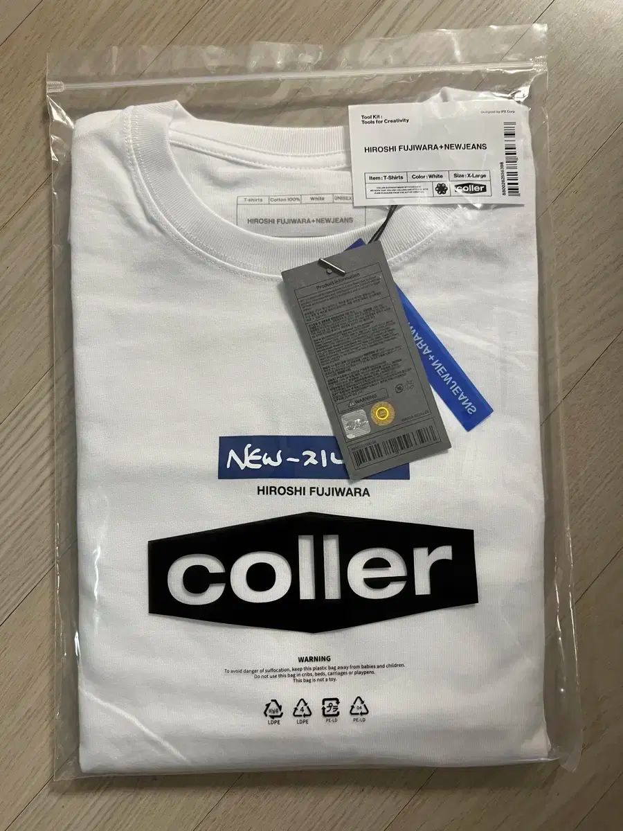 【雷市場（ポンジャン）商品韓国直送】 （ L ） NewJeans(ニュージーンズ・ニュジ) ふじわら ヒロシ ロングスリーブ