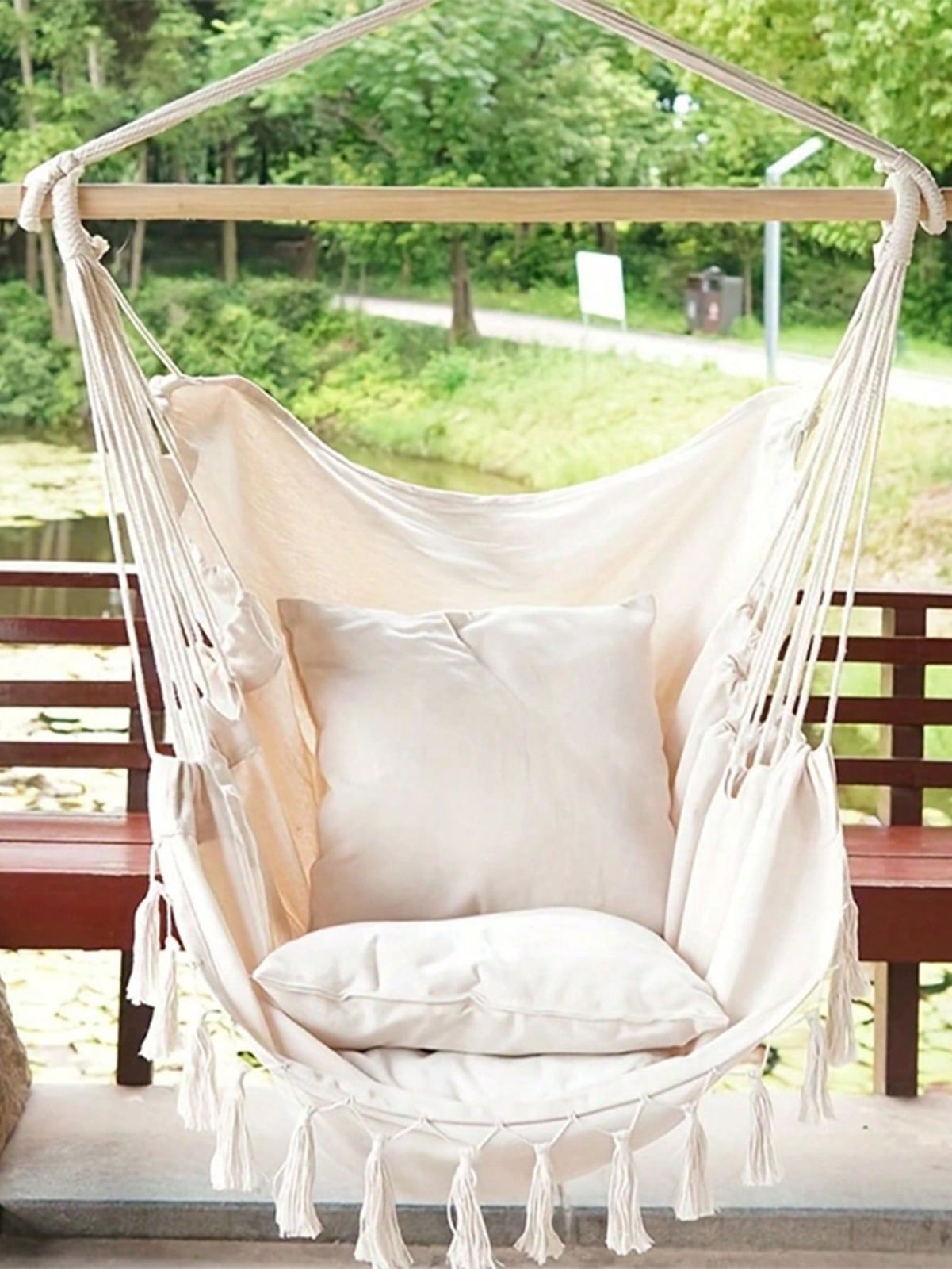 自立式 ハンモックチェア ガーデンブランコ ハンギングチェア スタンド