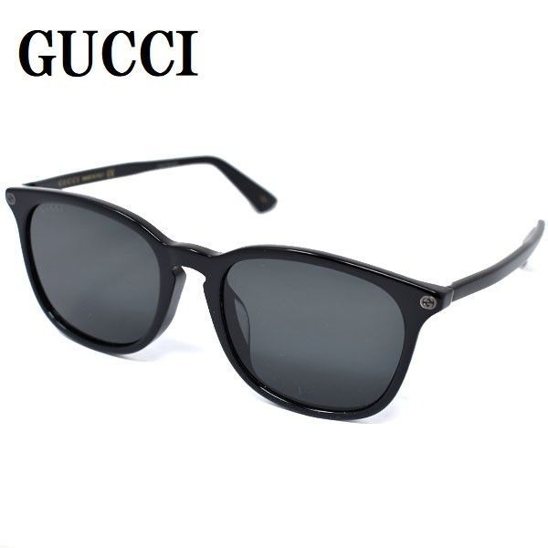 グッチ GUCCI 001 サングラス アジアンフィット アイウェア 眼鏡 UVカット 紫外線カット メンズ レディース ブラック
