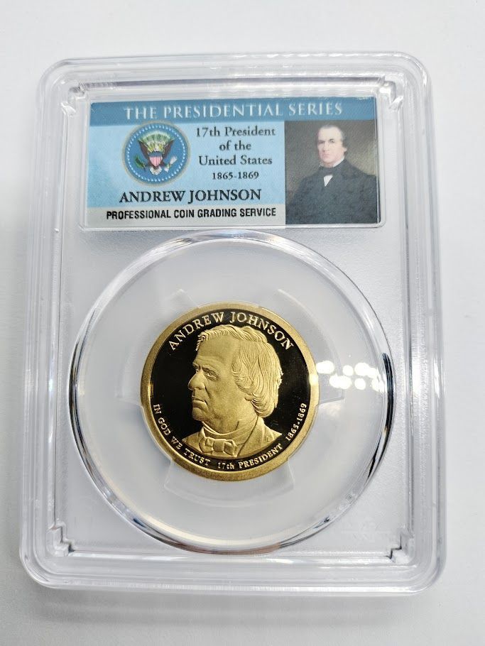 PCGS PR69DCAM 2011S 第17代大統領アンドリュー・ジョンソン 1