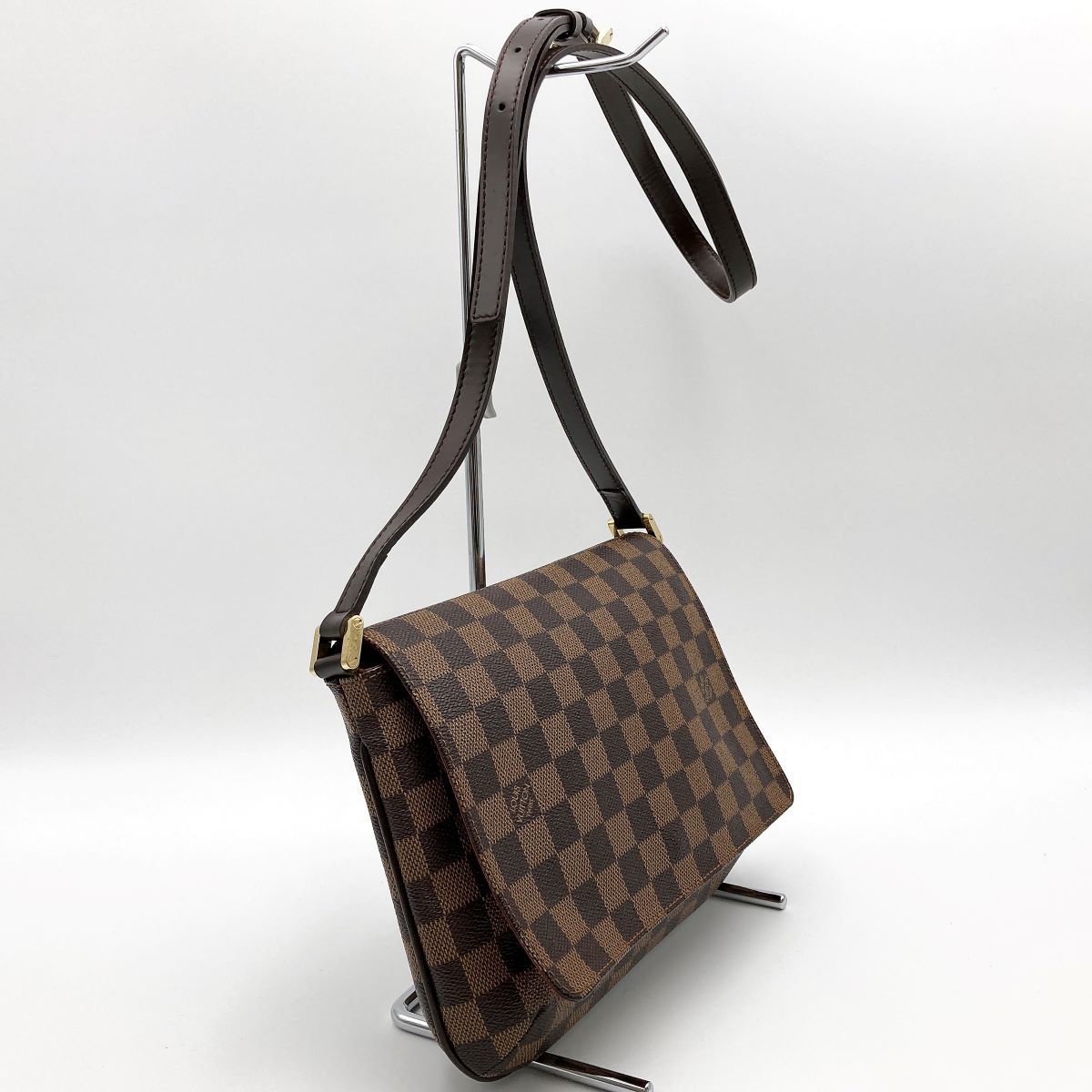 美品 LOUIS VUITTON ルイ・ヴィトン ダミエ ミュゼット・タンゴ ロングショルダー ショルダーバッグ 斜め掛け バッグ エヌベ PVC  レディース メンズ ファッション N51301 USED - メルカリ