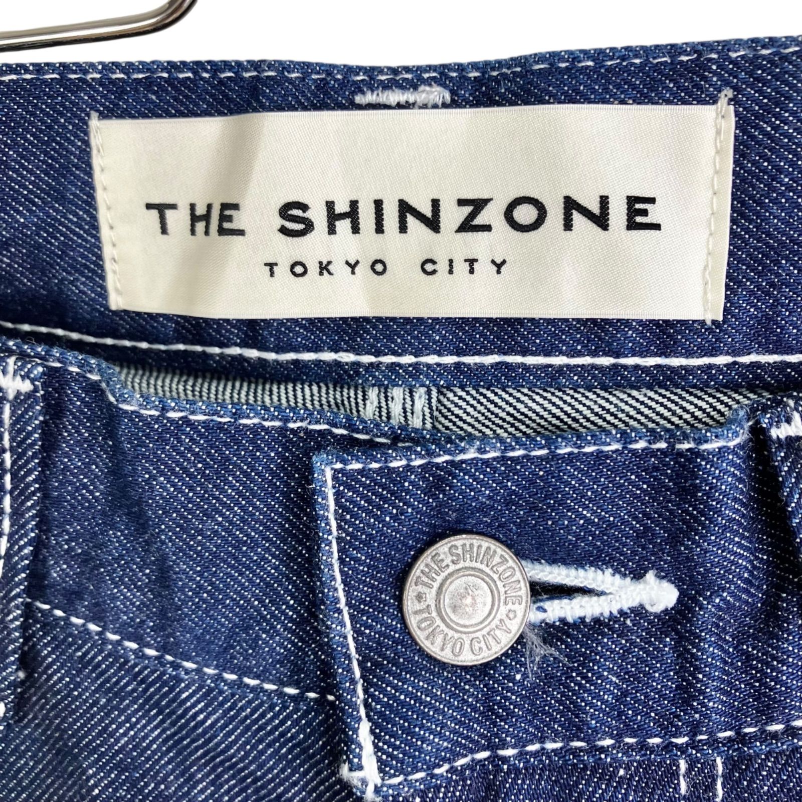 THE SHINZONE TOOL DENIM PANTS 32 DARK BLUE ダークブルー