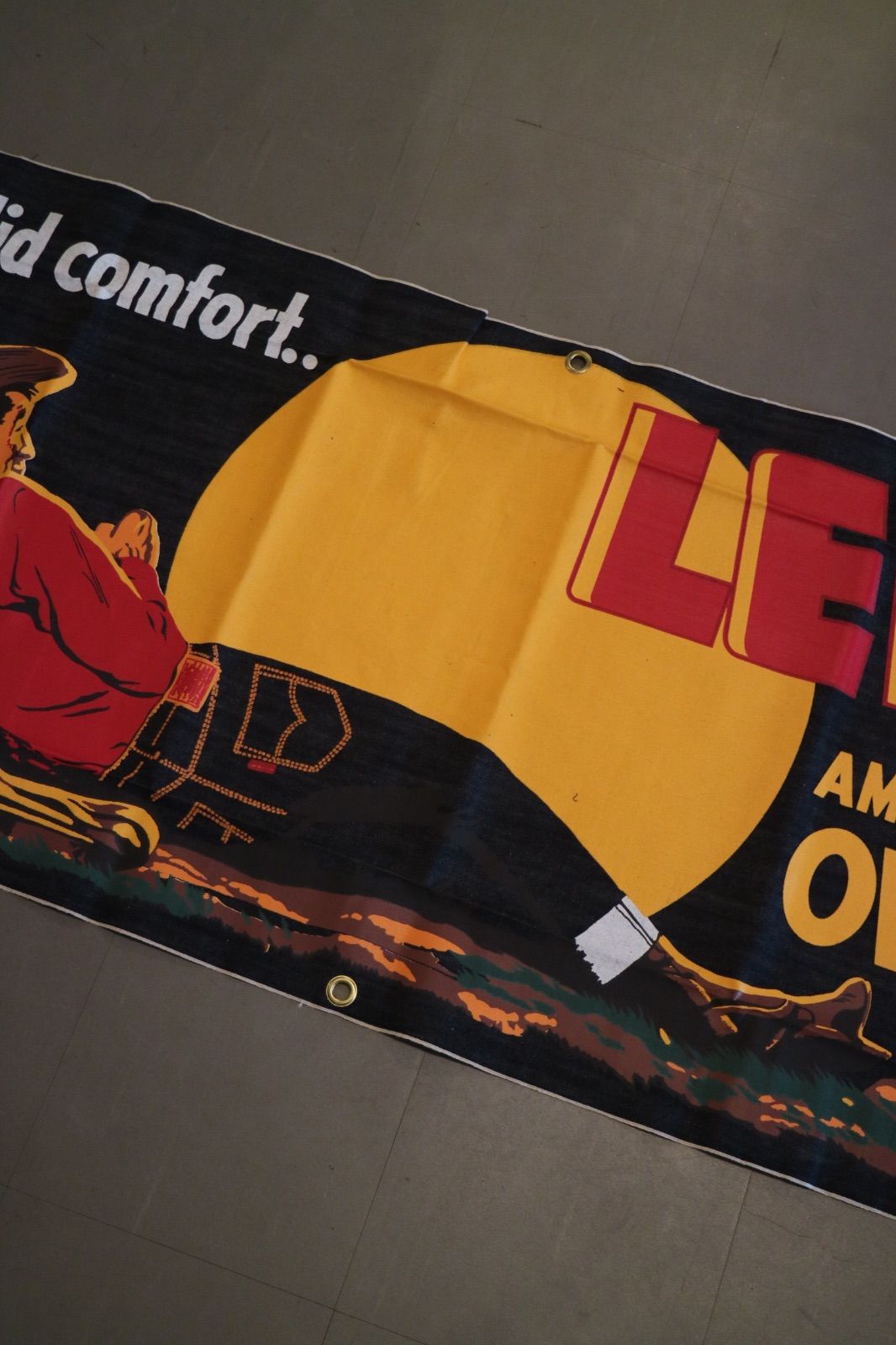 LEVI'S リーバイス デニムバナー タペストリー サドルマン