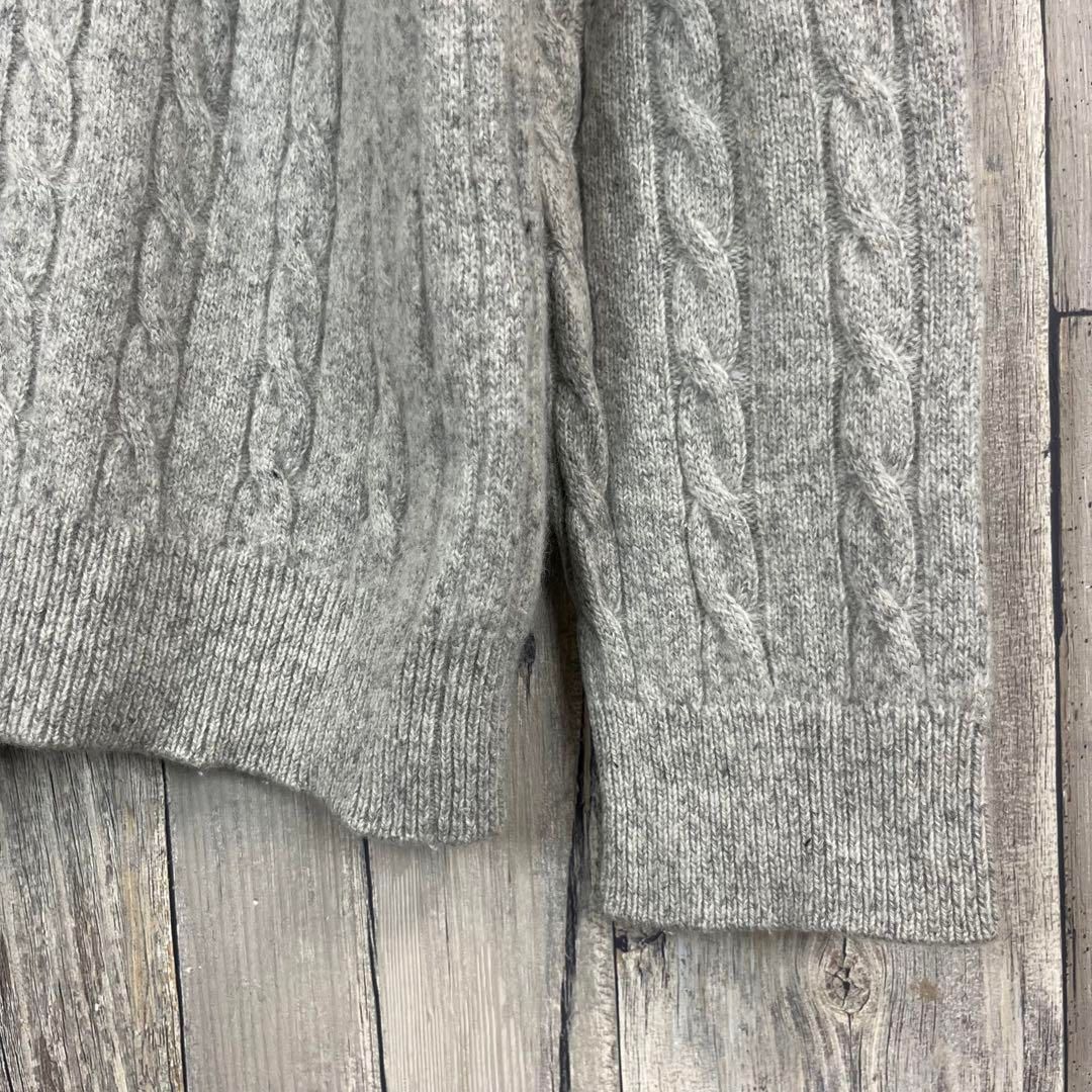 OLD PAPAS 90s パパス ケーブル編み ヘンリーネック ニット L - メルカリ