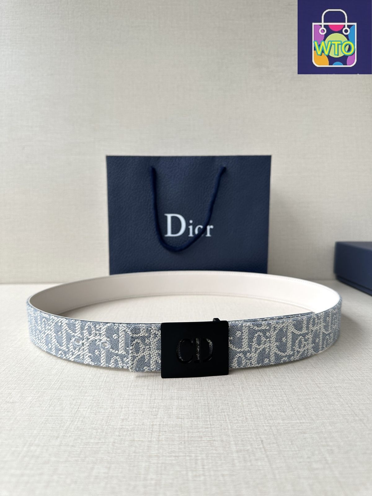 Dior 30 MONTAIGNE リバーシブルベルト DIOR】30 MONTAIGNE リバーシブルベルト (Dior/ベルト