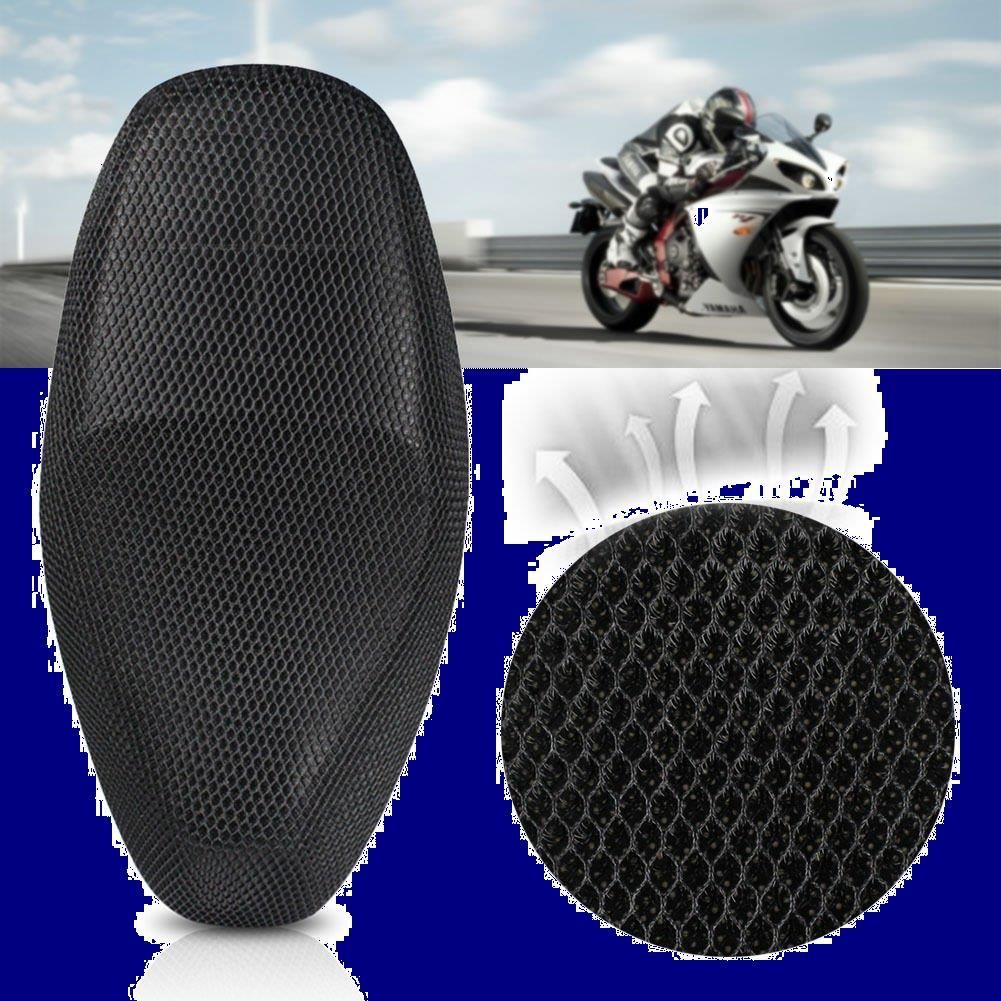 【人気商品】Jisoncase バイクシートカバー 3D メッシュシートカバー 撥水 断熱 日焼け止め 換気 バイク シートカバー 張り替え 座り心地快適 取り付け簡単 雨 濡れ防止 オートバイシートカバ