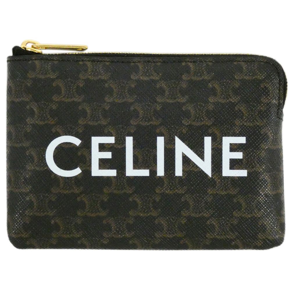 極美品CELINE コインケース フック付きコイン ＆カードポーチトリオンフ購入元