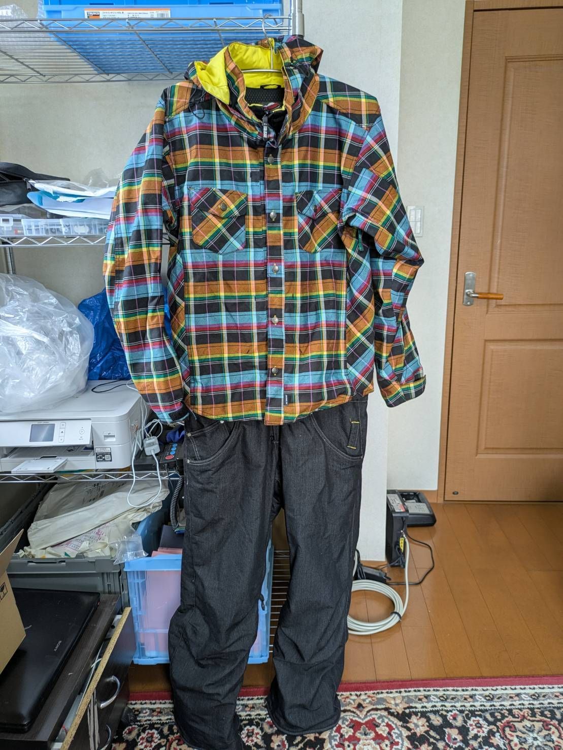 xnix つなぎ スノボーウェア X-NIX スノーボードウェア ダークブラウン