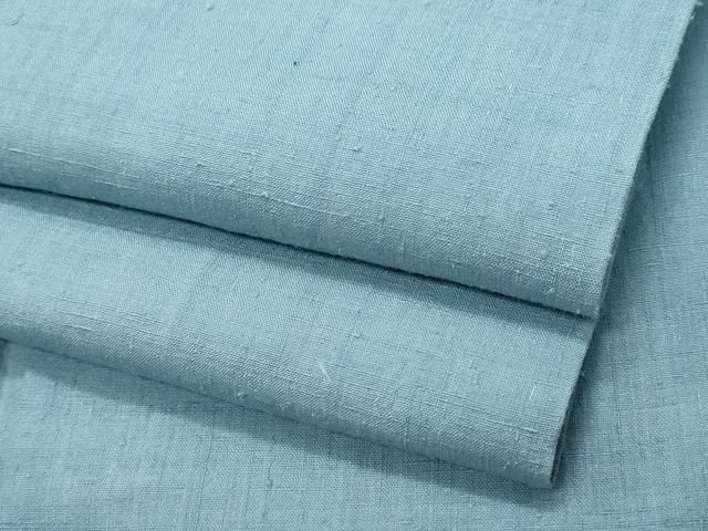 平和屋着物●本場結城紬　重要無形文化財　湊鼠色　正絹　逸品　CAAS8492vf 平和屋着物○本場結城紬 重要無形文化財 湊鼠色 正絹 逸品 CAAS8492vf