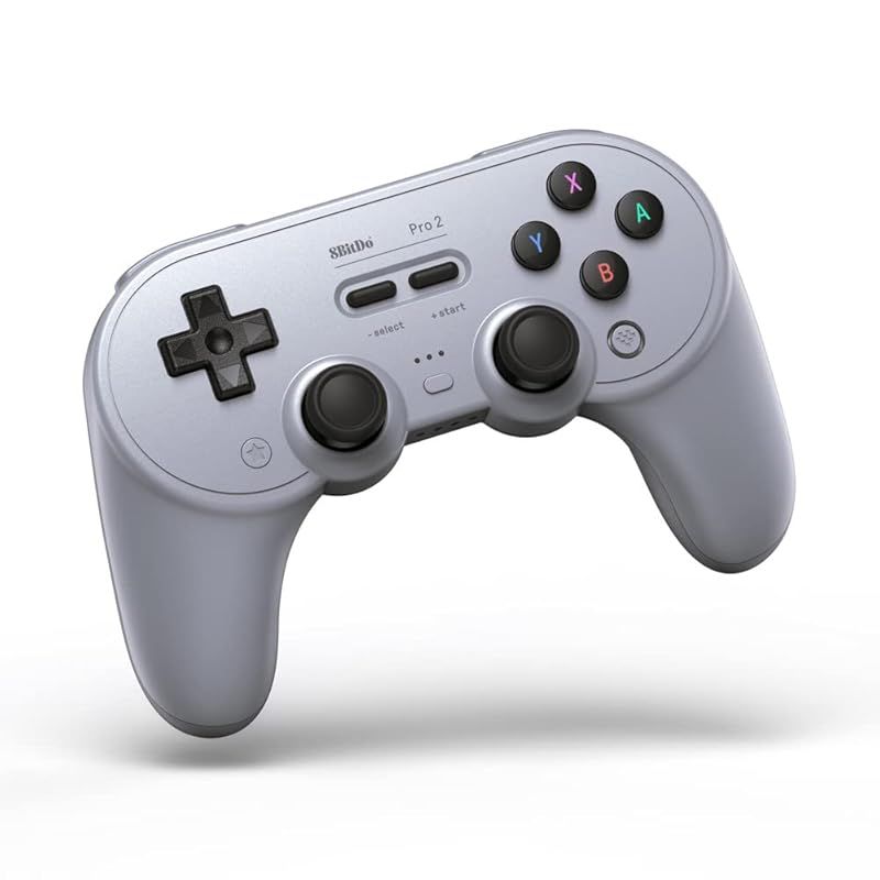 8Bitdo Pro 2 ゲームパッド Gray バージョン NS Switch PC Android macOS Steam Deck iPhone iPad macOS Apple TV Respberry Pi用 1