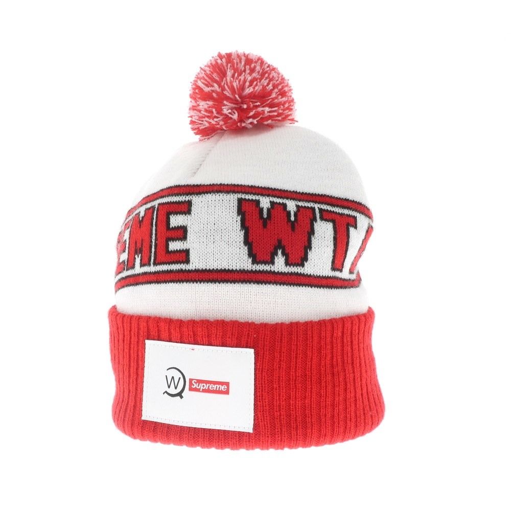 SUPREME WTAPS ビーニー ニット帽 赤