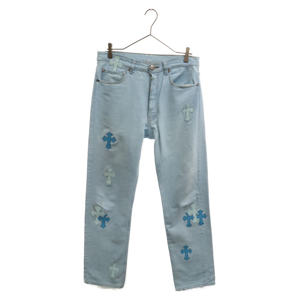 Chrome Hearts クロスパターン ワイドレッグデニム L Chrome Hearts クロスパターン ワイドレッグデニム L 2025年最新