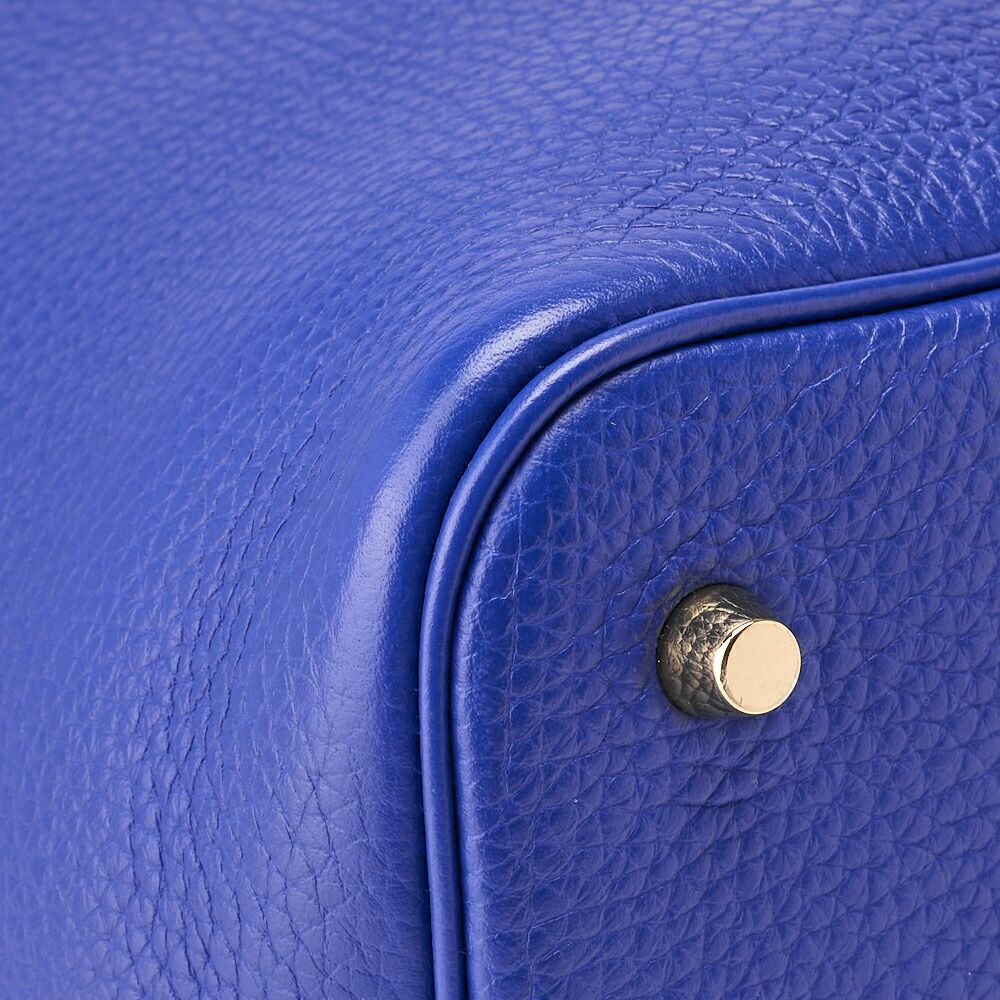 HERMES エルメス ピコタンロックMM ハンドバッグ トリヨンクレマンス ブルーロワイヤル Blue royal（ゴールド金具）トートバッグ レディーストートバッグ レディースバック ショルダーバッグ  ハイブランド【中古】【送料無料】