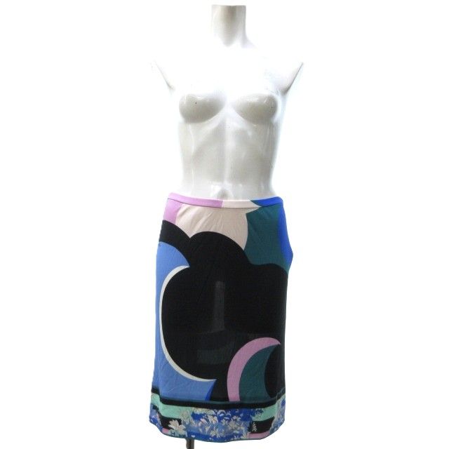エミリオプッチひざ丈スカート エミリオプッチ EMILIO PUCCI 美品 タイトスカート ひざ丈