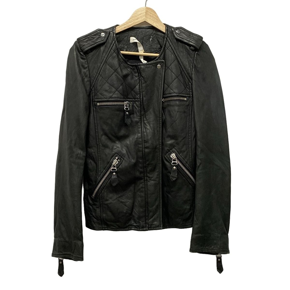 ISABEL MARANT ETOILE イザベルマランエトワール ライダースジャケット サイズ36 S レディース - 黒 長袖|春|秋