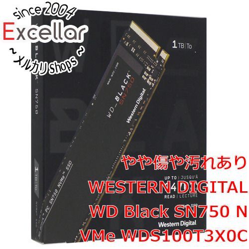 bn:15] Western Digital製 SSD WD Black SN750 NVMe WDS100T3X0C 1TB 0 ...